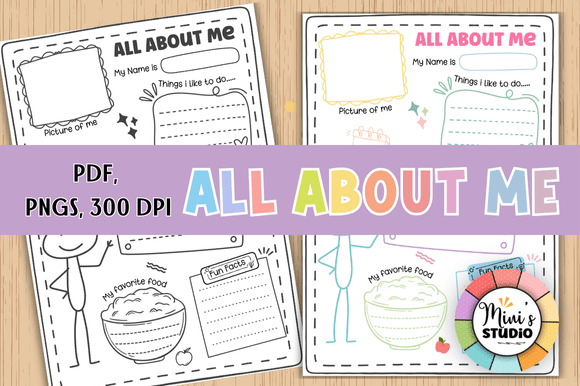All About Me Printable Worksheet School: A Back to School Essential for Building Classroom Community