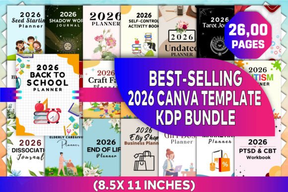 Best Selling 2026 Canva Template Kdp: A Comprehensive Guide for Content Creators