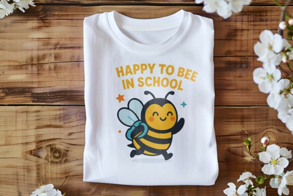 Happy to Bee in School PNG