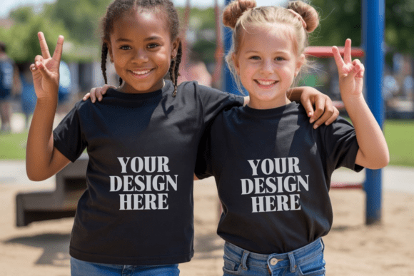Kids Gildan 5000B Siblings Mockup 6: A Strategic Tool for Professional Product Presentation
