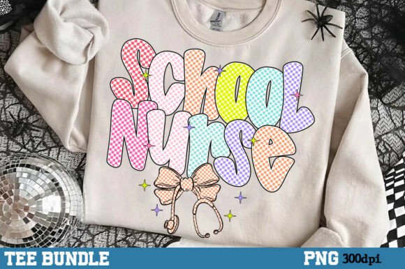 Preppy Checkered School Nurse PNG: A Versatile Design for Creative and Professional Use