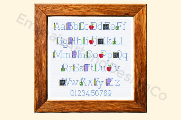 School Alphabet Cross Stitch Pattern: A Creative Way to Celebrate Education