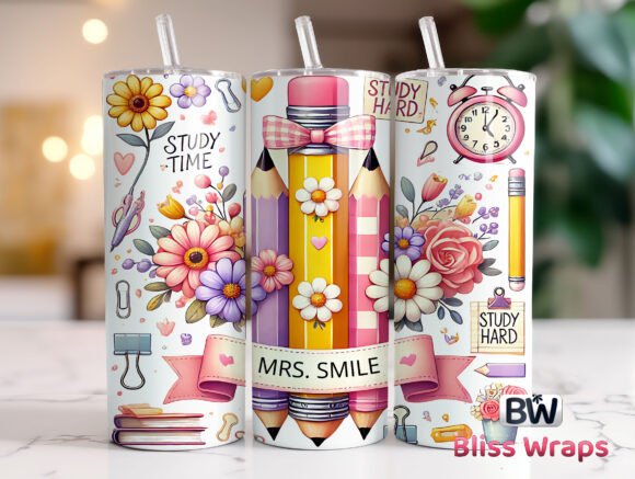 Teacher Tumbler Wraps Sublimation
