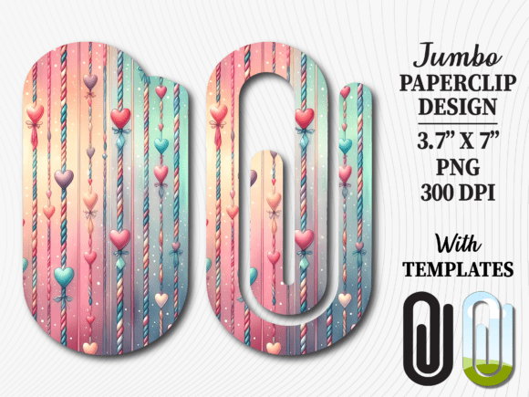 Valentines Day Heart Jumbo Paperclip PNG: A Creative and Practical Solution for Your Projects